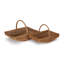 Wicker Garden Trug Set