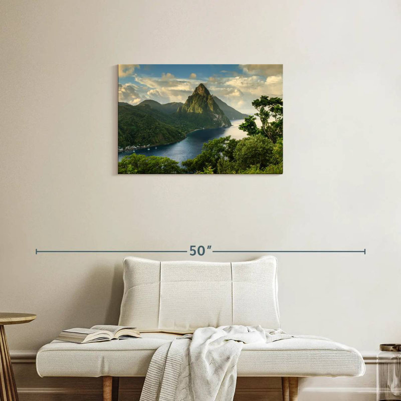 Kavia Saint Lucia Piton View, H 20 po x l 30 po