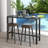 Izzabelle Metal Dining Table-711083156