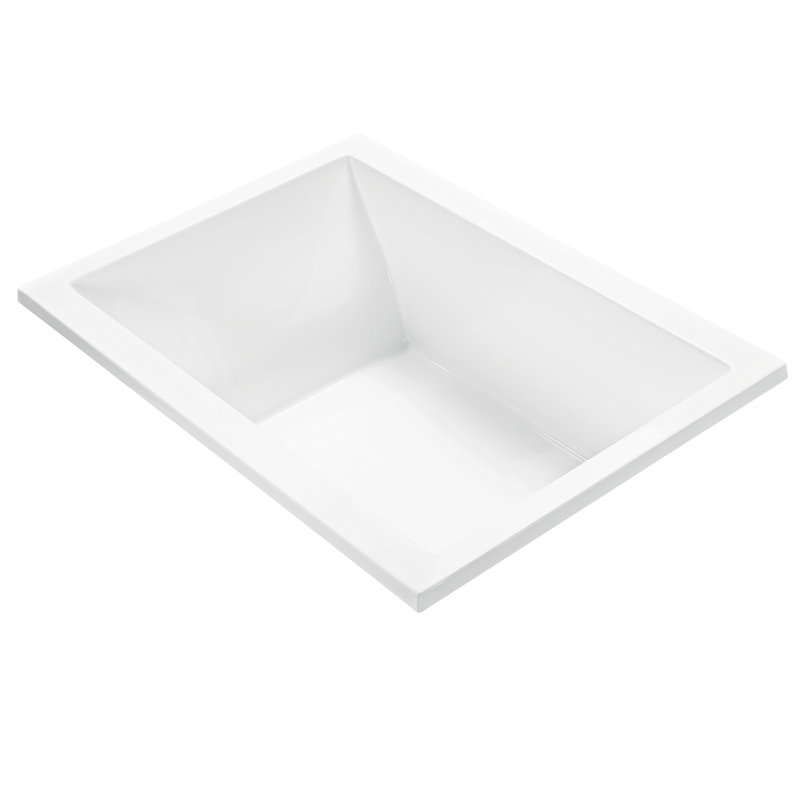 Andrea® 12 59.75" Whirlpool Bathtub, White