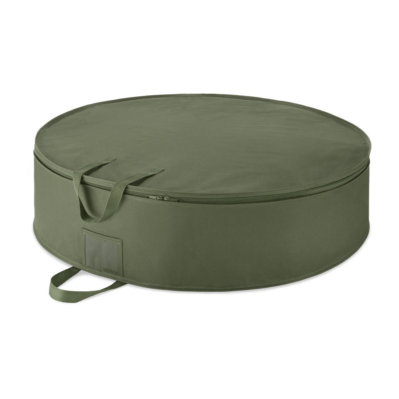 Sac à couronne 30 po Whitmor avec étiquette d'identification - vert