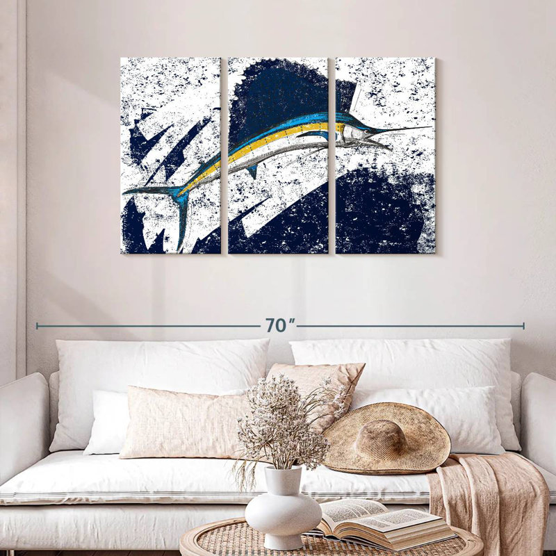 Grunge Style Sailfish