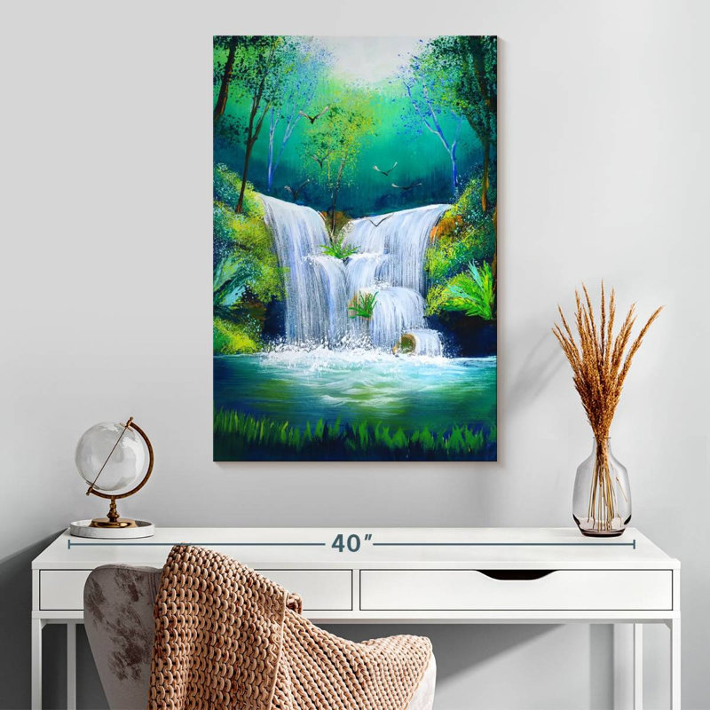 Alvord Waterfall, 30" H x 20" W