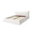 King Size Upholstered Platform Bed with Special Shaped Velvet Headboard, Metal & Solid Wood Frame-115767055-115235059
