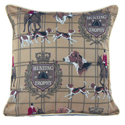 Hunting Square Pillow Cover