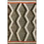 Tapis gris antique à tissage plat Native American Navajo