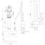 Robinet de lavabo de salle de bain 13,8 po Creative-132229483-132229478