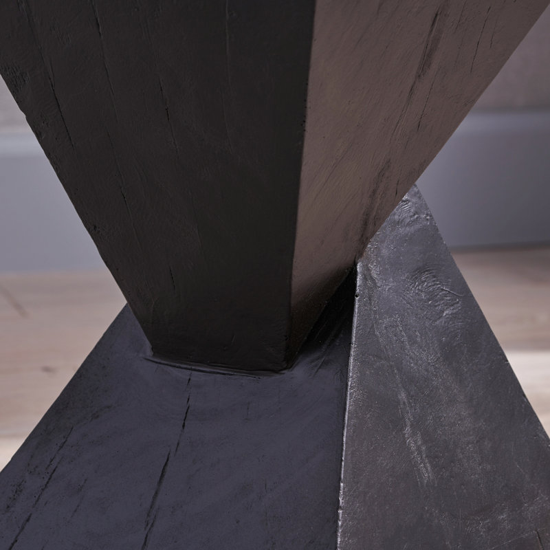 Table d'appoint moderne - table de bout élégante compatible avec le salon, la chambre à coucher ou le bureau, meubles de maison polyvalents, couleur noire
