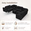 Canapé modulaire en U avec rangement Abramson-875984333