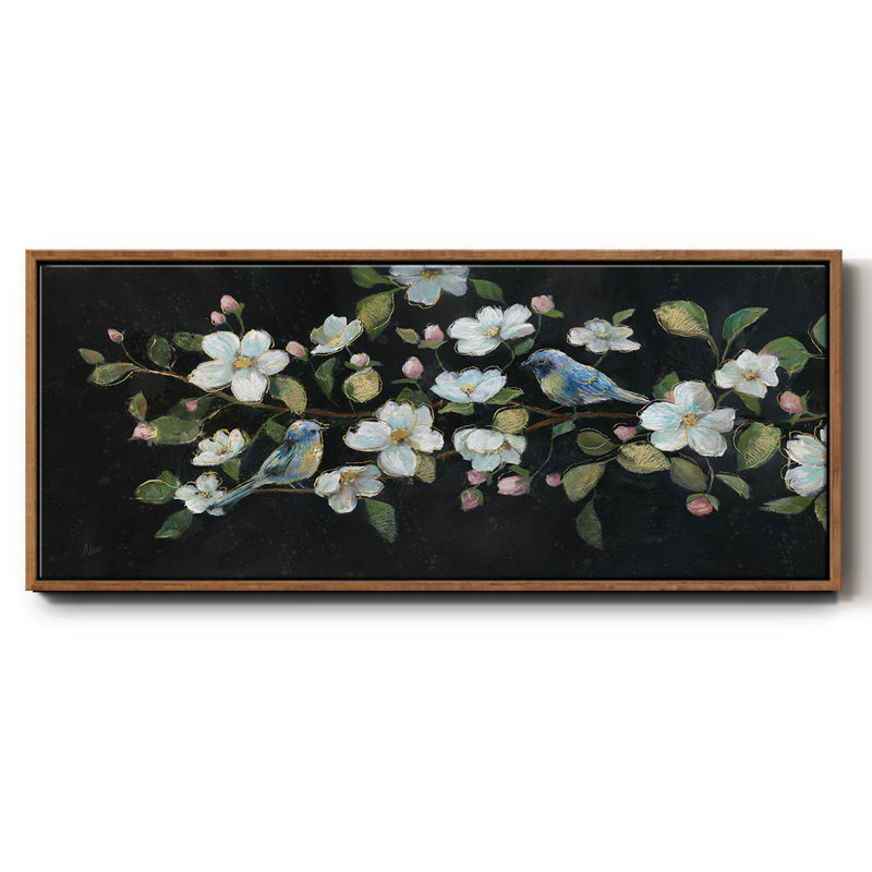 Evening Duet- Framed Canvas, 24" H x 60" W