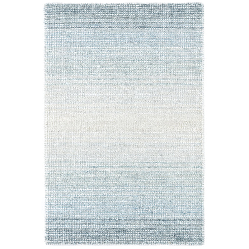 Pandora Sky Hand Loom Knotted Rug, Rectangle 7'6" x 9'6"