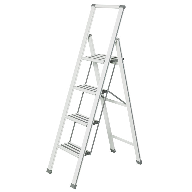 4 - Step Aluminum Lightweight Folding Small Step Ladder