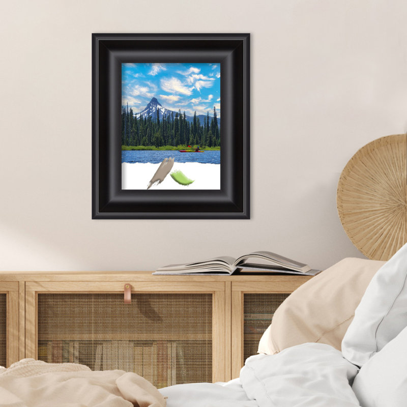 Drenka Black Picture Frame, 11" W x 14" H