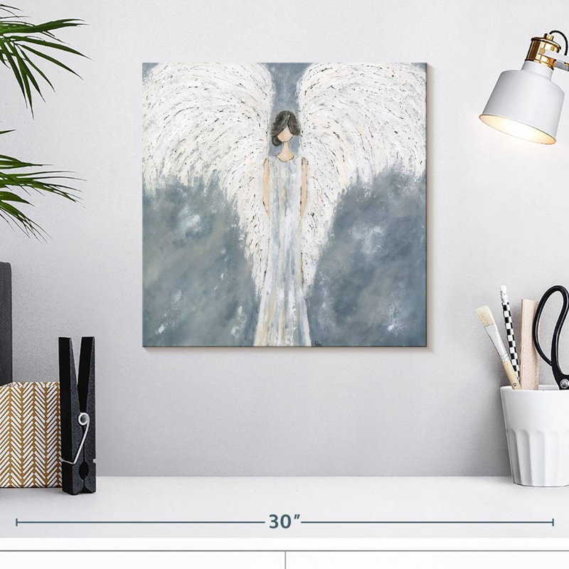 Leisha Guardian Angel Wings, 16" H x 16" W