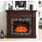 TV Stand with Fireplace Insert, Remote Control and Timer LED Flame-384938694