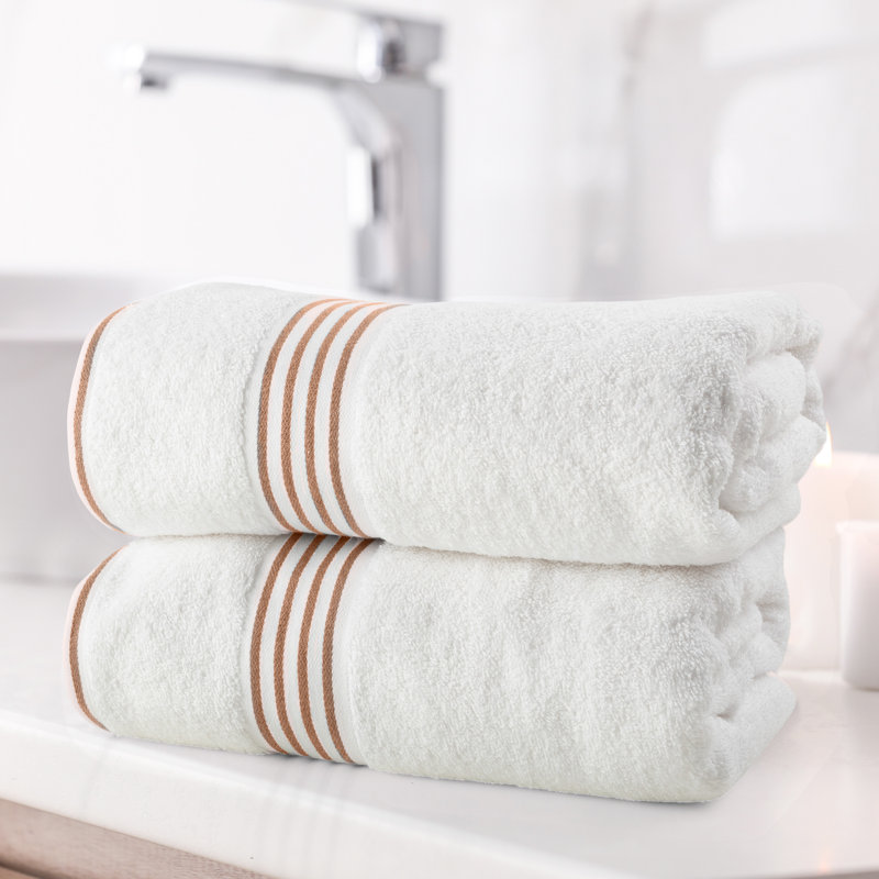Jemuel Bath Towels - 2PC 500GSM 100% Cotton Towel Set - 35x70in Extra Large Quick Drying Bath Towels - Absorbent Bath Sheets for Bathroom