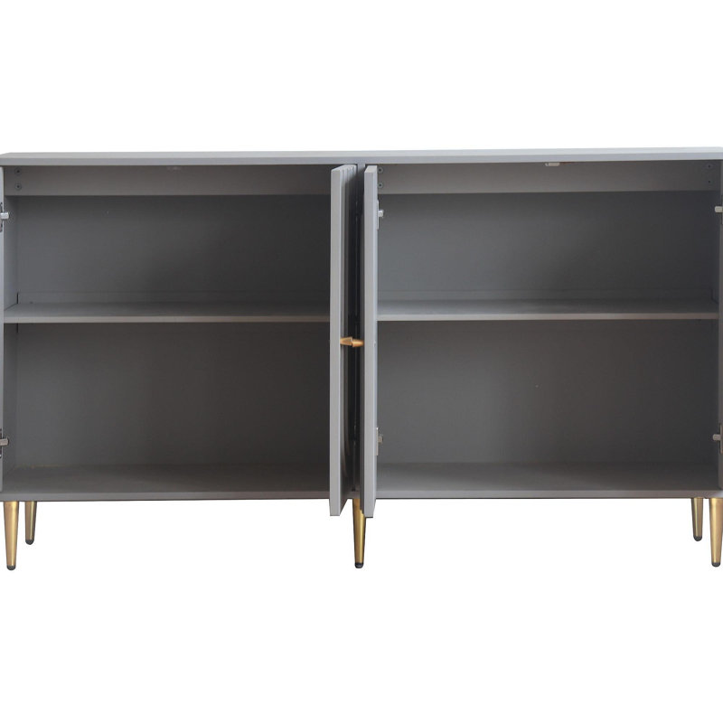 Console de 60 po pour le couloir, Gris