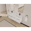 Meuble-lavabo mural avec lavabo double en résine, avec charnières de porte à fermeture douce et matériau durable, idéal pour les salles de bain modernes.-820989540