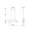 Lustre 1 lumière 15,5 po Inizio-480331682