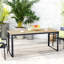 Rectangular Metal Outdoor Dining Table , 175cm cm W 78cm cm D