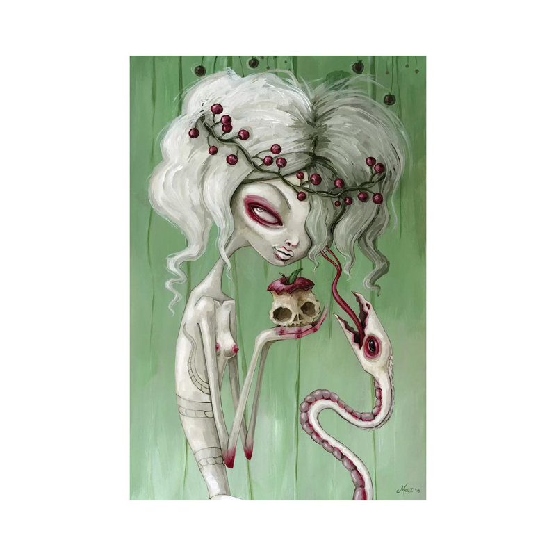 The Sweet Taste Of Death by Megan Majewski - Wrapped Canvas Print, 66.04 cm H x 45.72 cm W x 1.91 cm D
