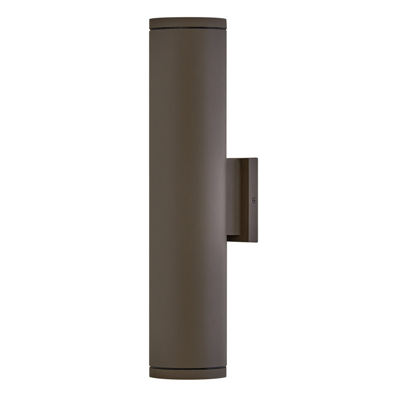 Hinkley Silo Large Up/Down Wall Mount Lantern, Architectural Bronze