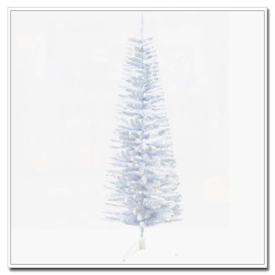 Artificial Pencil White Christmas Tree