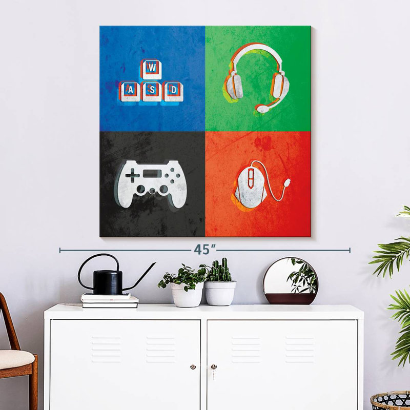 Senne Glitch Style Gamer Essentials, H 33 po x l 33 po