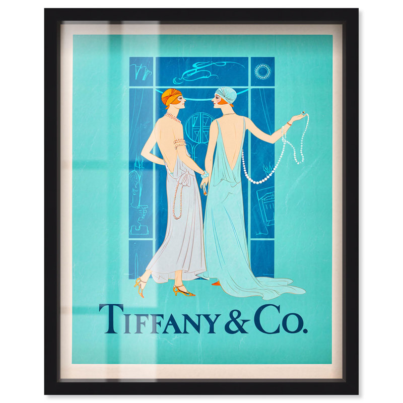 «Roaring Twenties Glamour Shadowbox Print» par Art Remedy, H 21 po x l 17 po, Noir
