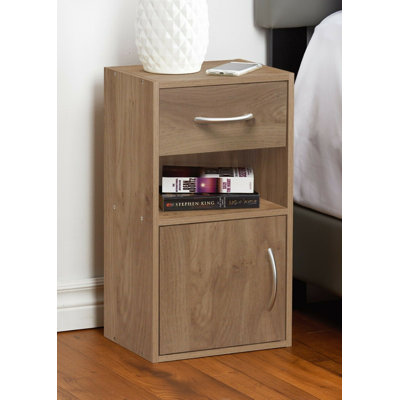 Baraa 30cm W Manufactured Wood Bedside Table