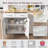 46" Kitchen Island  With 3 Tier Pull Out Cabinet Organizer, Rolling Kitchen Cart With Drop Leaf,  Kitchen Storage Cart With Towel Rack, 2 Drawers And 1 Cabinet, White-326206920