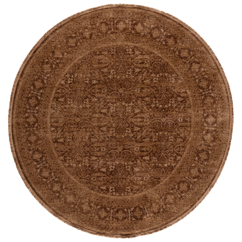 Tapis d'intérieur rétro Performance Overdye, Rond 4 pi