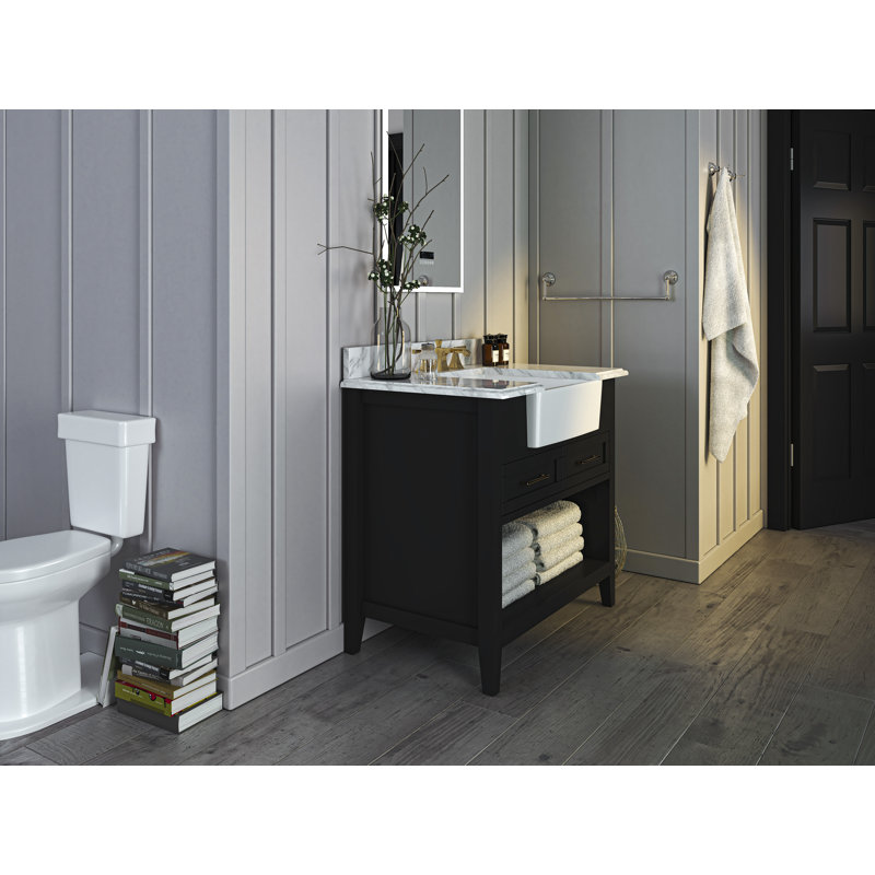 36'' W Single Vanity, Black Onyx