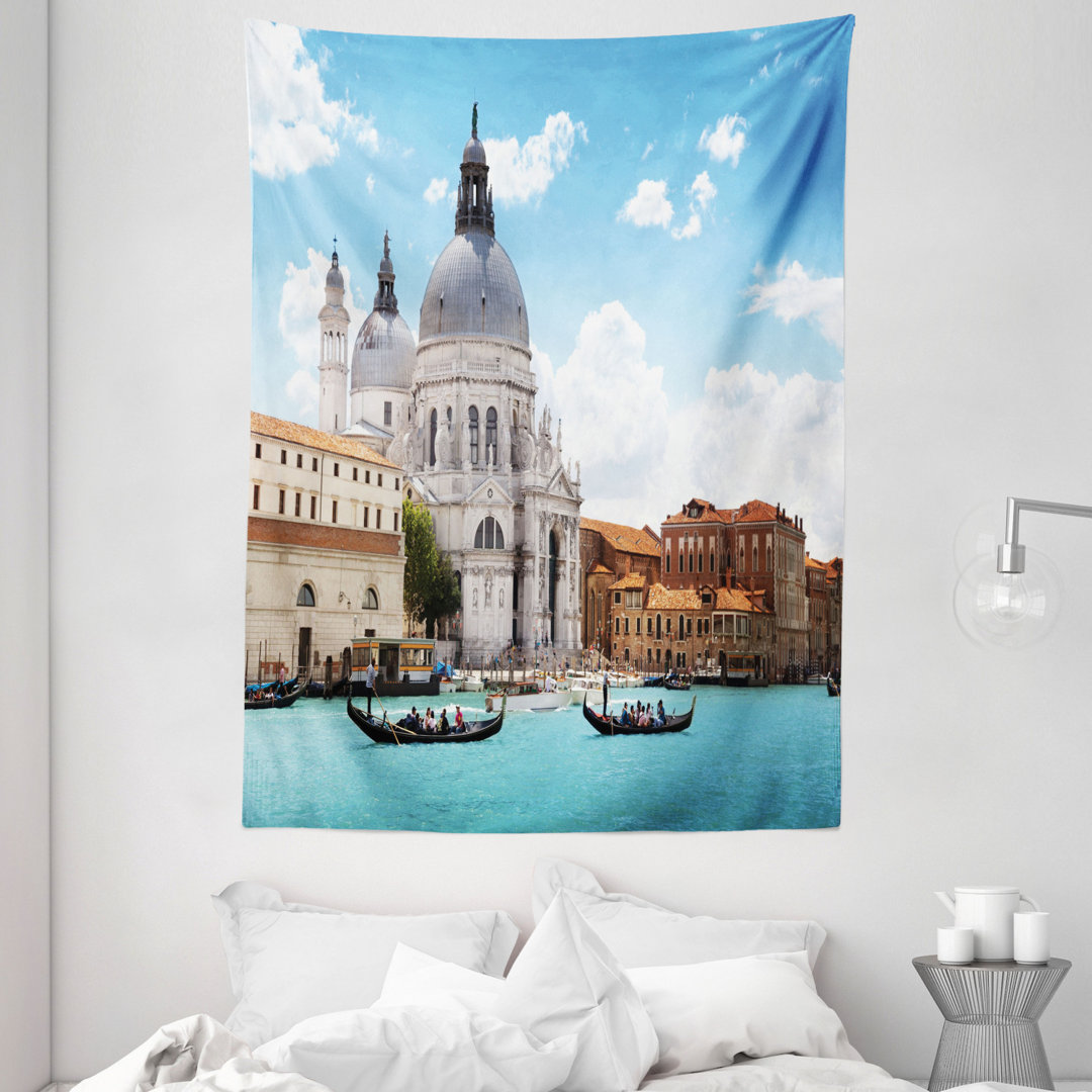 Wandbehang Grand Canal und italienische Architektur Stadt in Italien