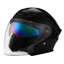 Flip-Up Motorcycle Helmet Dual Visor Sun Shield DOT Approved ABS Modular 3/4 Helmet Lightweight Comfortable Half Face Built-in Sun Shield for Men Women Street Motocross .