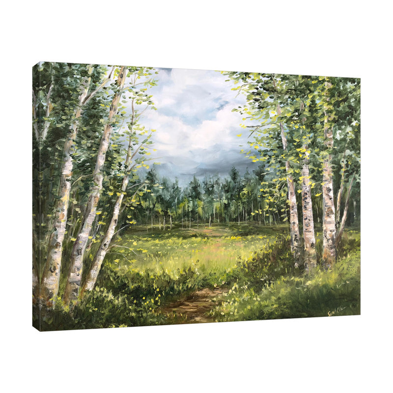 Aspen Meadow - reproduction sur toile tendue, H 32 po x l 40 po x P 1,5 po