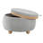 Alvena Pouf Storage Ottoman with Bun Feet-284071158