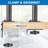 Mount-It Laptop Desk Mount with Monitor Arm, Dual Laptop and Monitor Stand with Clamp, Grommet Base