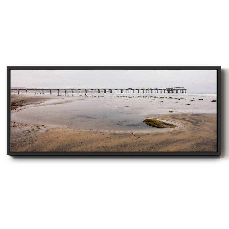 Scripps Pier- Framed Canvas