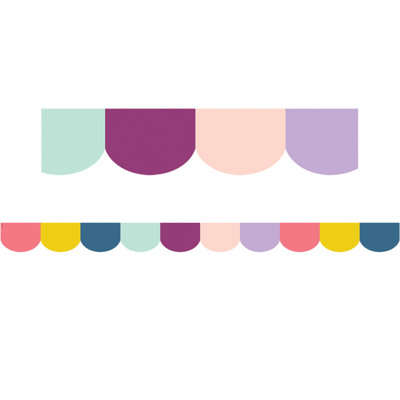Bordure festonnée découpée