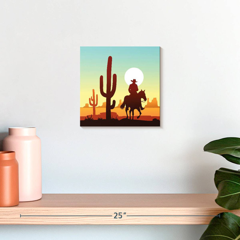 Cowboy du désert Lelar Cactus, H 10 po x l 10 po