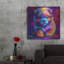  «Woof Chow Chow» par Rich Monet, art mural en métal, 36 po x 36 po-1600352232
