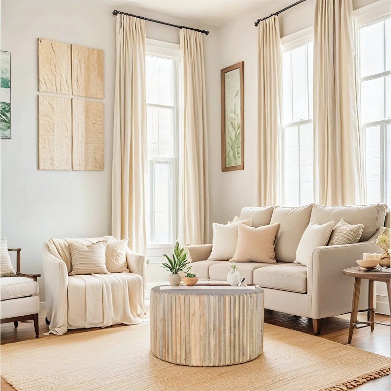 Hudson Solid Wood Coffee Table