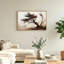 Ensemble de 1 tableau abstrait sur toile représentant un arbre-1327804695-1327804694