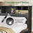 81.5"W Modern Bookcase Headboard With 2-Drawer Nightstand Set (King)