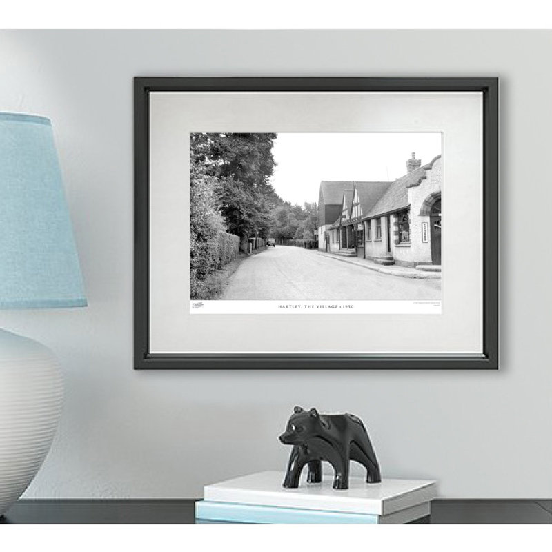 Hartley, The Village C1950 - Single Picture Frame Print, 28cm H x 36cm W x 2.3cm D