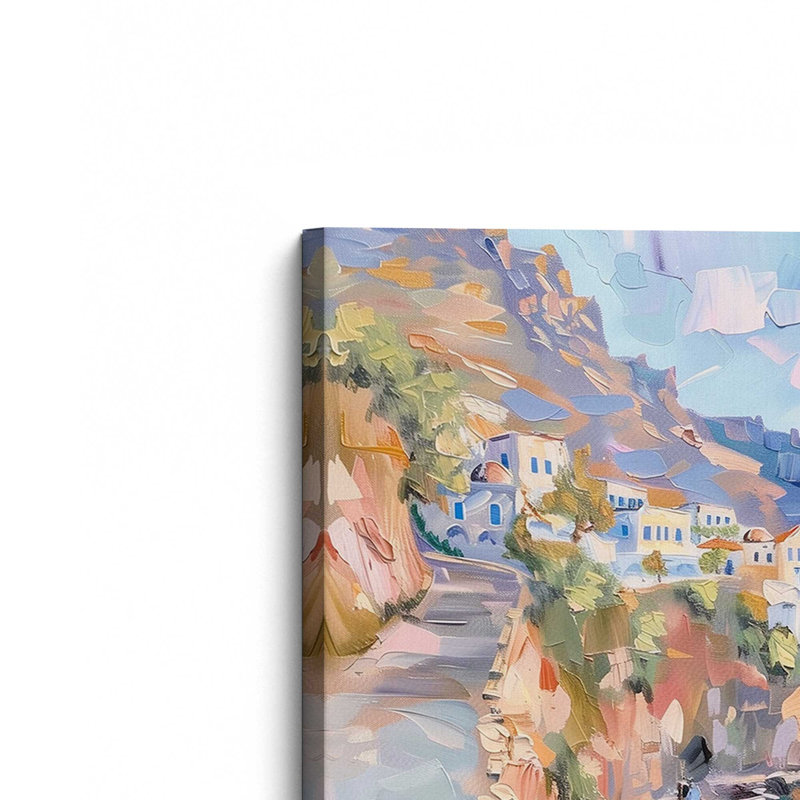 Côte pastel Amalfi I, Ne s’applique pas, H 18 po x l 12 po, Toile tendue