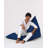 Premium Garden Bean Bag Chair, Dark Blue | 100% Waterproof Polyester, 57.1 x 13.8 x 35.4 inches | 100% Recycled Styrofoam Bead Foam, Max Weight Capacity: 440 lbs | Modern Solid Color Design, Perfect for Outdoor Relaxation & Entertainment-421601005