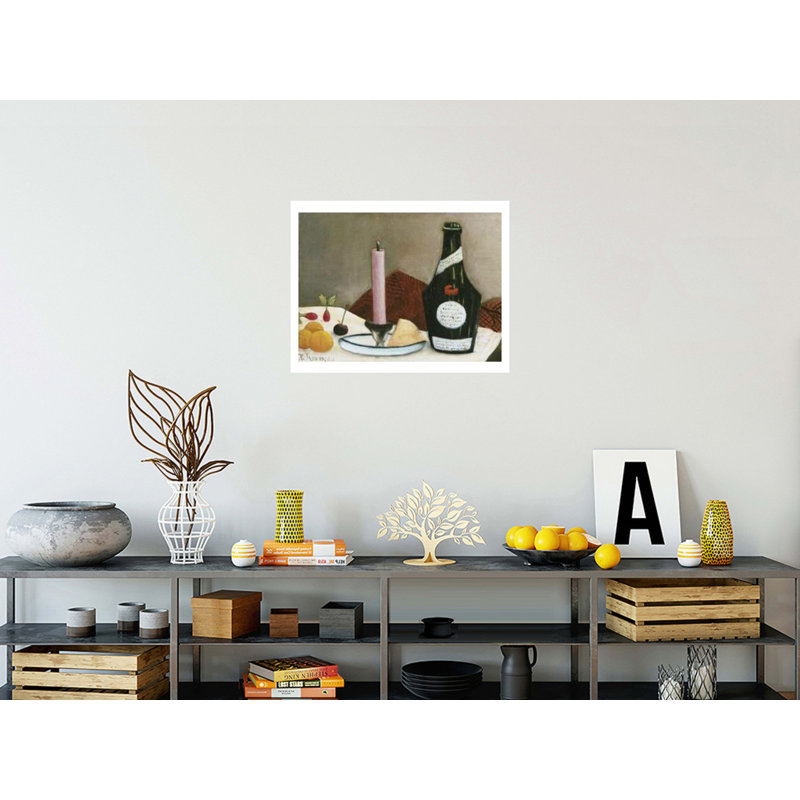 «The Pink Candle» par Henri Rousseau - Impression giclée, H 22 po x l 28 po