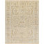 Revival Hand Knotted Wool Abstract Area Rug in Cream
